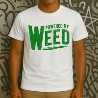 Powered By Weed T-Shirt thumb 3