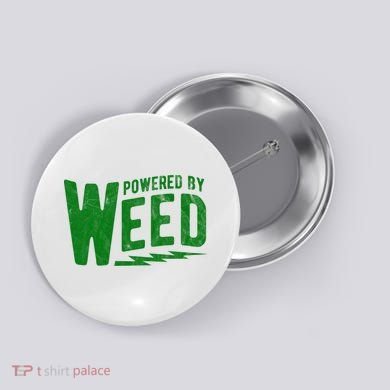 Powered By Weed Button