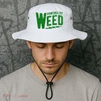 Powered By Weed Bucket Hat thumb 2
