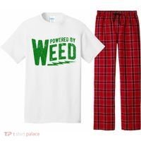 Powered By Weed Pajama Set thumb 0