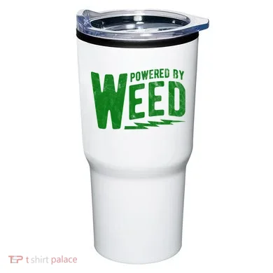 Powered By Weed Tumbler