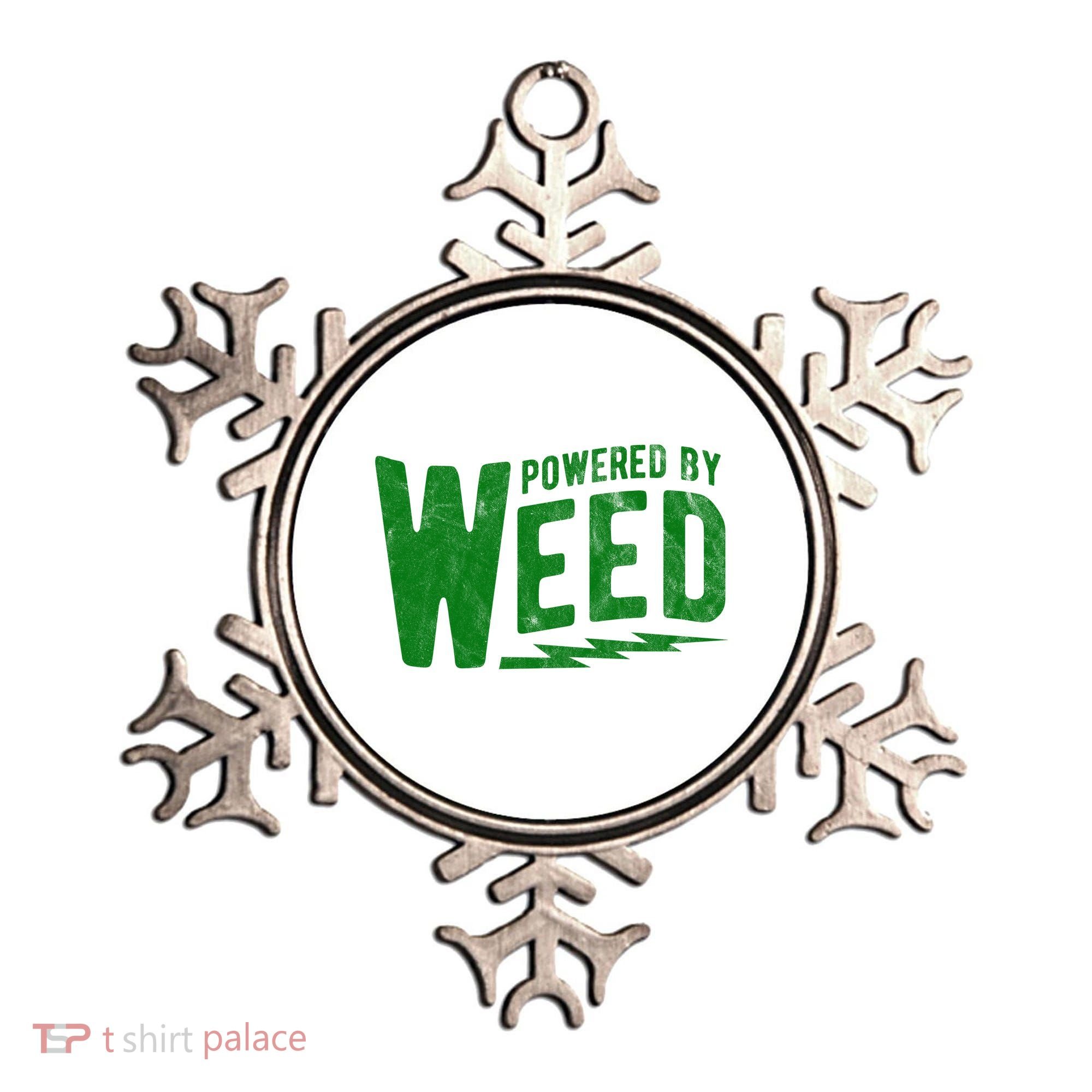 Powered By Weed Ornament
