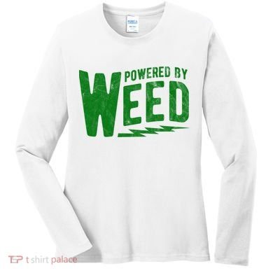 Powered By Weed Women's Long Sleeve Shirt