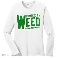 Powered By Weed Women's Long Sleeve Shirt thumb 0