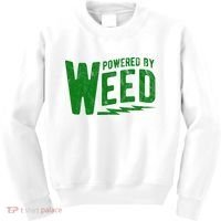 Powered By Weed Kids Sweatshirt thumb 0