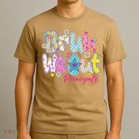 Preppy Bruh We Out Principals Last Day Of School Summer T-Shirt thumb 3