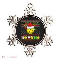 Pickleball Ball Xmas Tree Lights Ugly Christmas Sweater Gift Ornament thumb 0