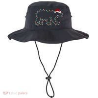 Polar Bear Xmas Lighting Santa Hat Polar Bear Christmas Funny Gift Bucket Hat thumb 0