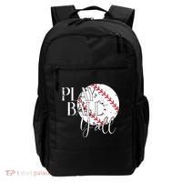 Play Ball Yall Baseball Sport Lover Backpack thumb 0