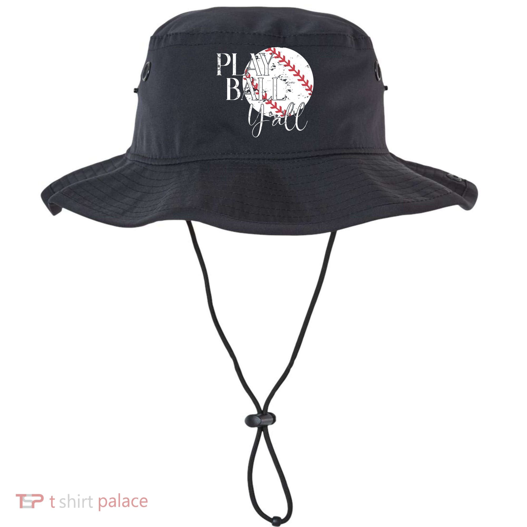 Play Ball Yall Baseball Sport Lover Bucket Hat
