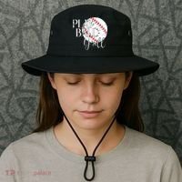 Play Ball Yall Baseball Sport Lover Bucket Hat thumb 3