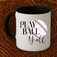Play Ball Yall Baseball Sport Lover Coffee Mug thumb 2