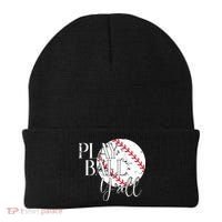 Play Ball Yall Baseball Sport Lover Beanie thumb 0