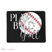 Play Ball Yall Baseball Sport Lover Mousepad thumb 0