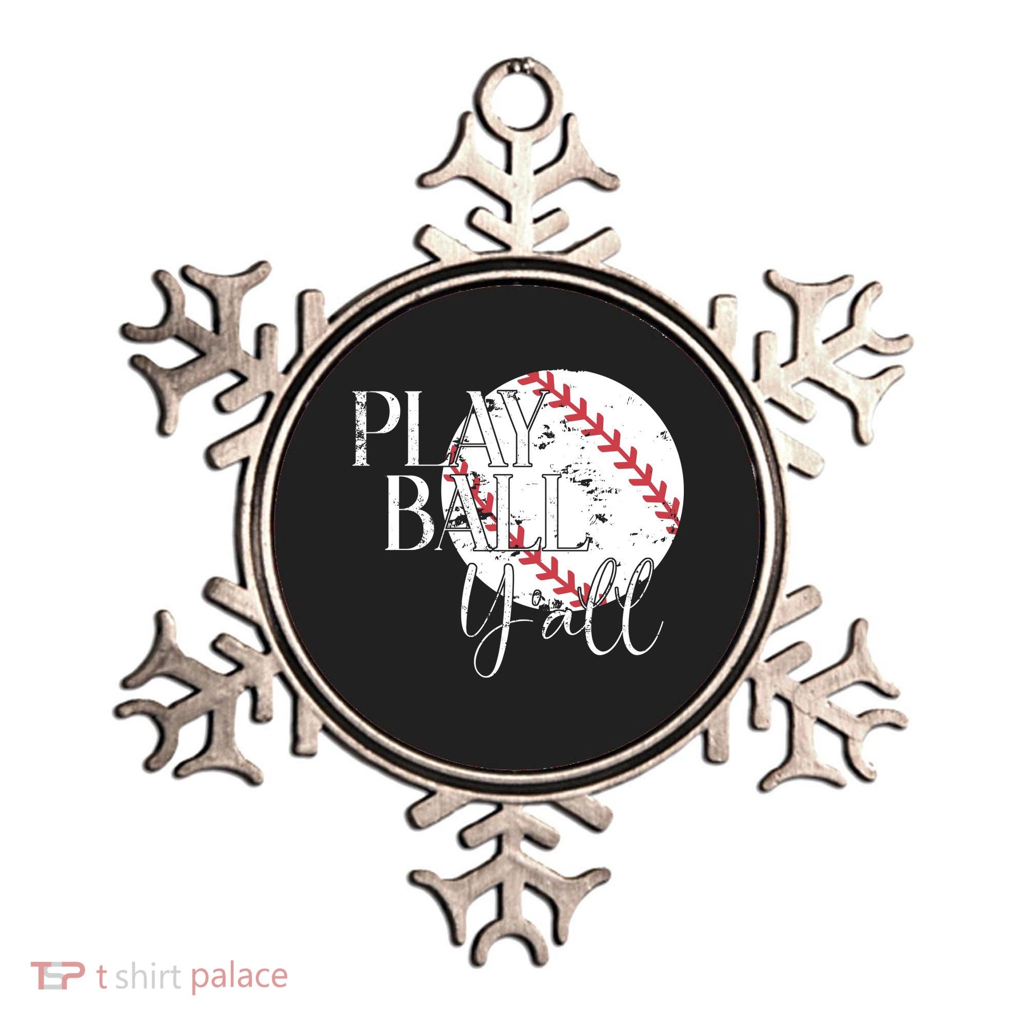 Play Ball Yall Baseball Sport Lover Ornament