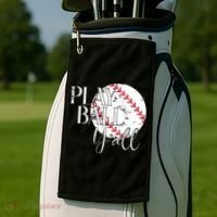 Play Ball Yall Baseball Sport Lover Golf Towel thumb 2