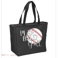 Play Ball Yall Baseball Sport Lover Tote Bag thumb 2
