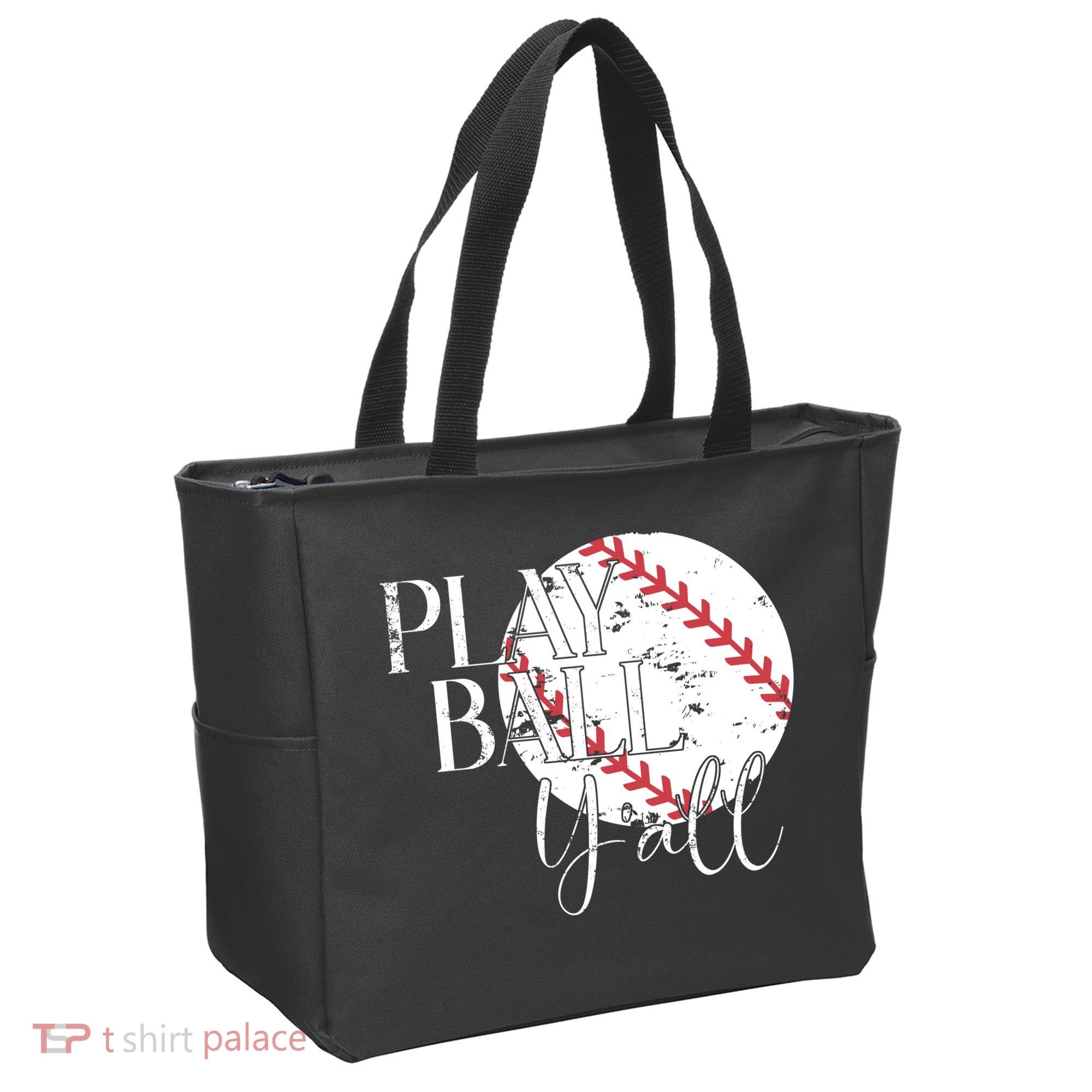 Play Ball Yall Baseball Sport Lover Tote Bag