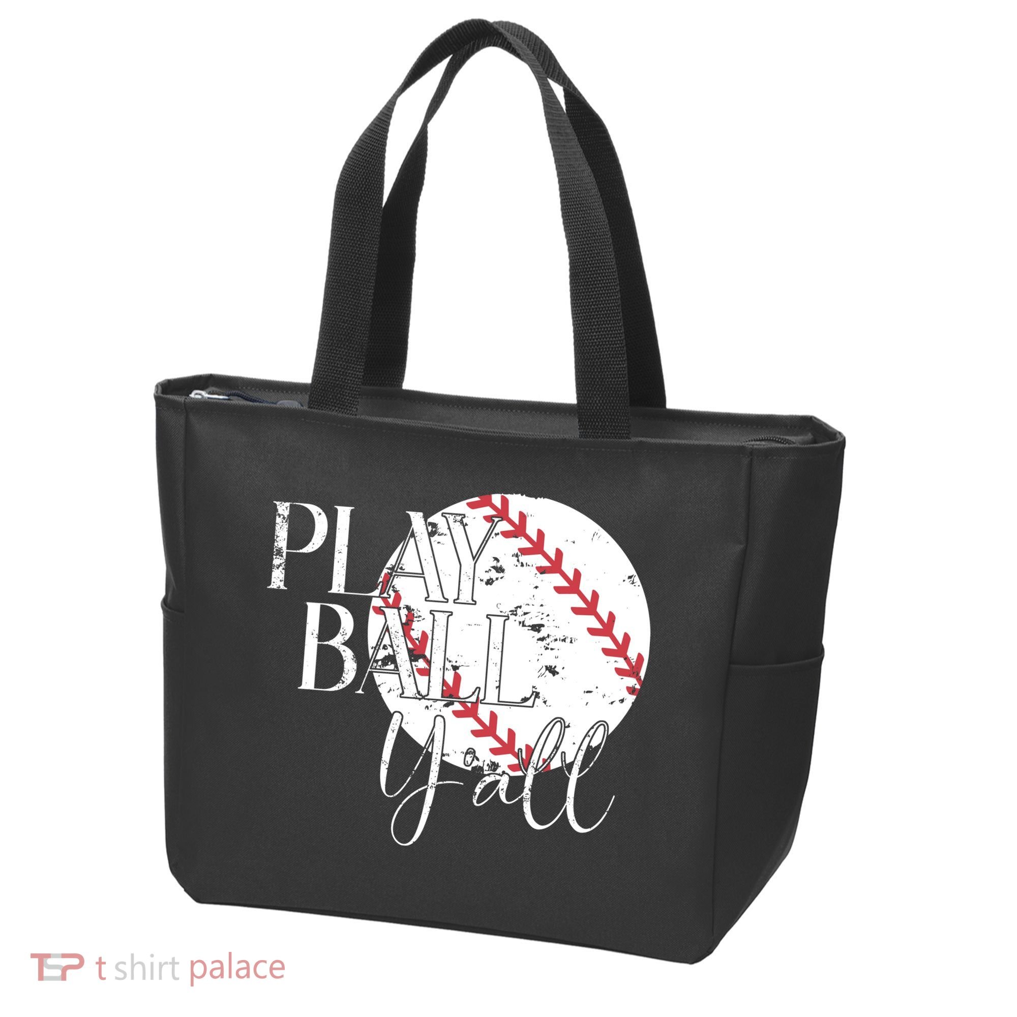 Play Ball Yall Baseball Sport Lover Tote Bag