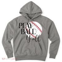 Play Ball Yall Baseball Sport Lover Hoodie thumb 0