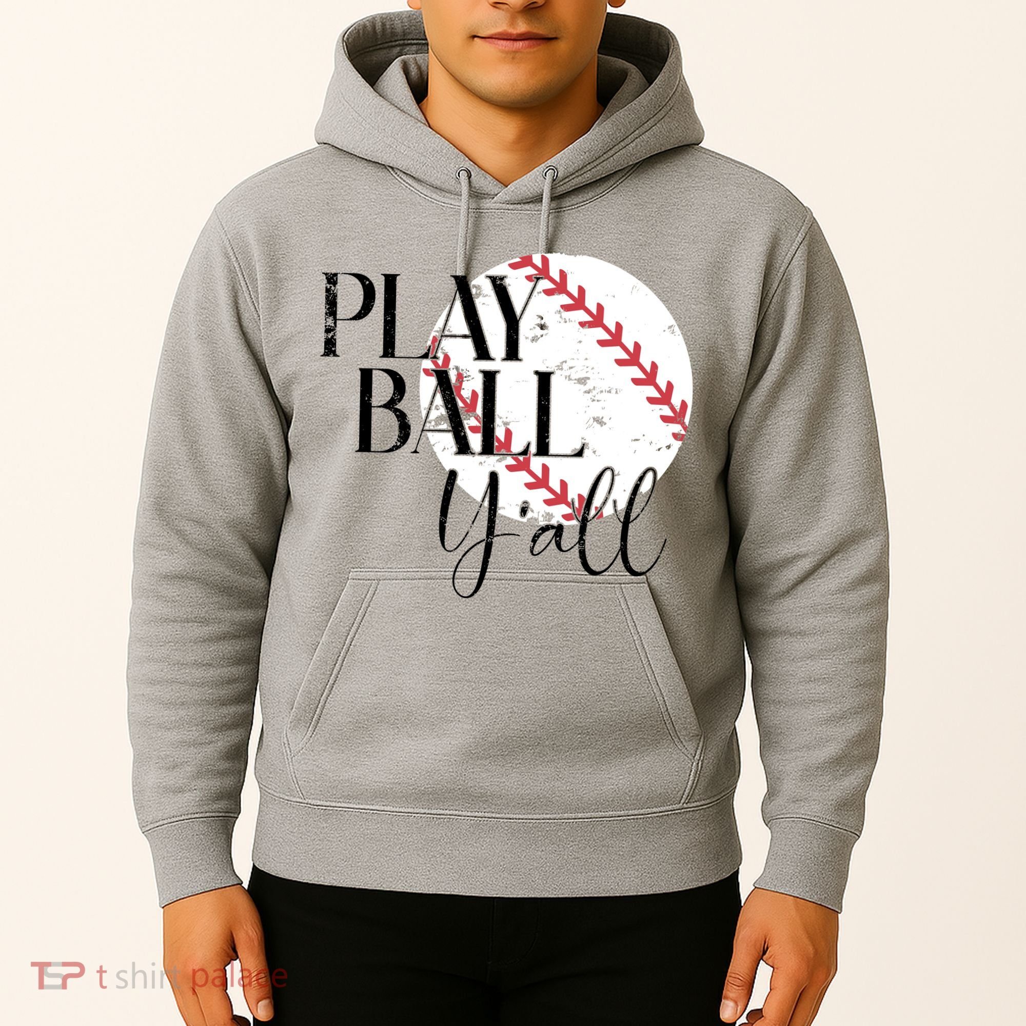 Play Ball Yall Baseball Sport Lover Hoodie