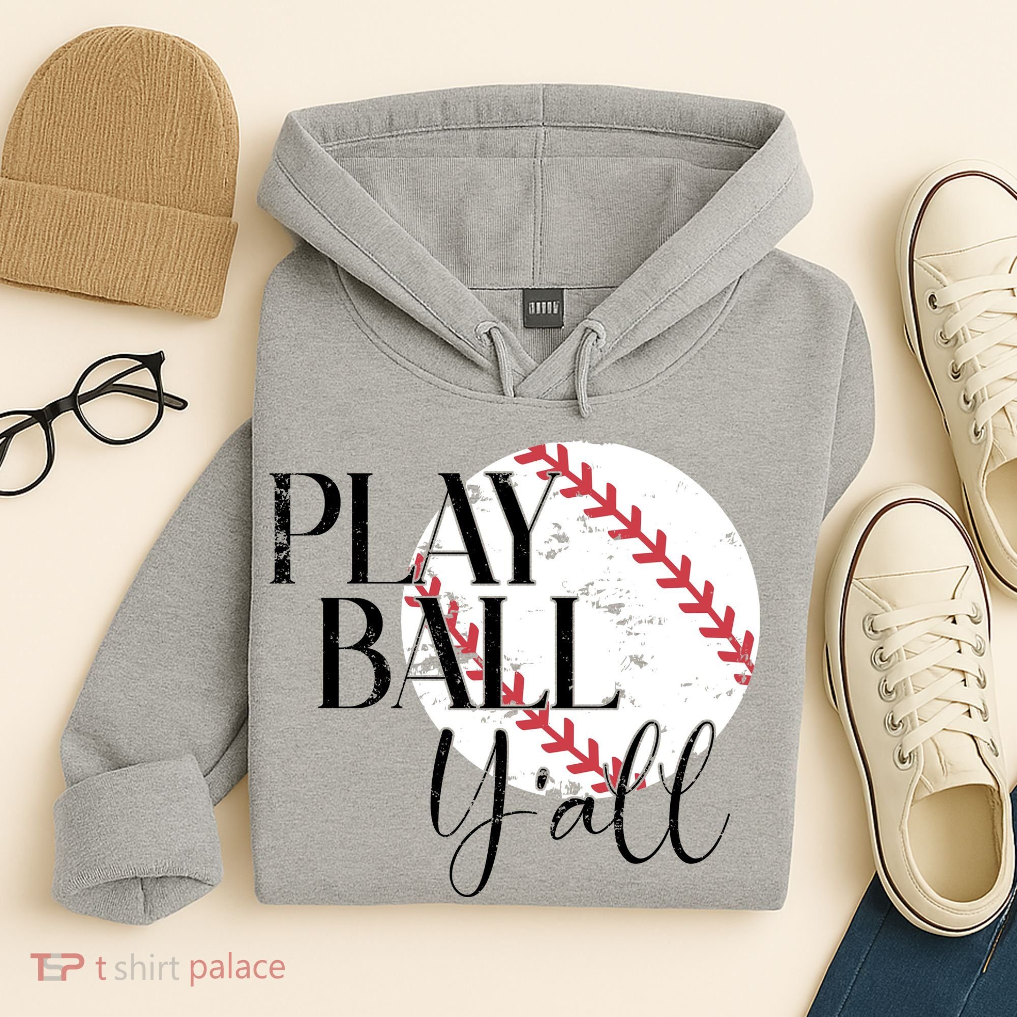 Play Ball Yall Baseball Sport Lover Hoodie