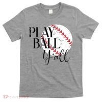 Play Ball Yall Baseball Sport Lover T-Shirt thumb 0