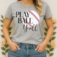 Play Ball Yall Baseball Sport Lover Women's T-Shirt thumb 2