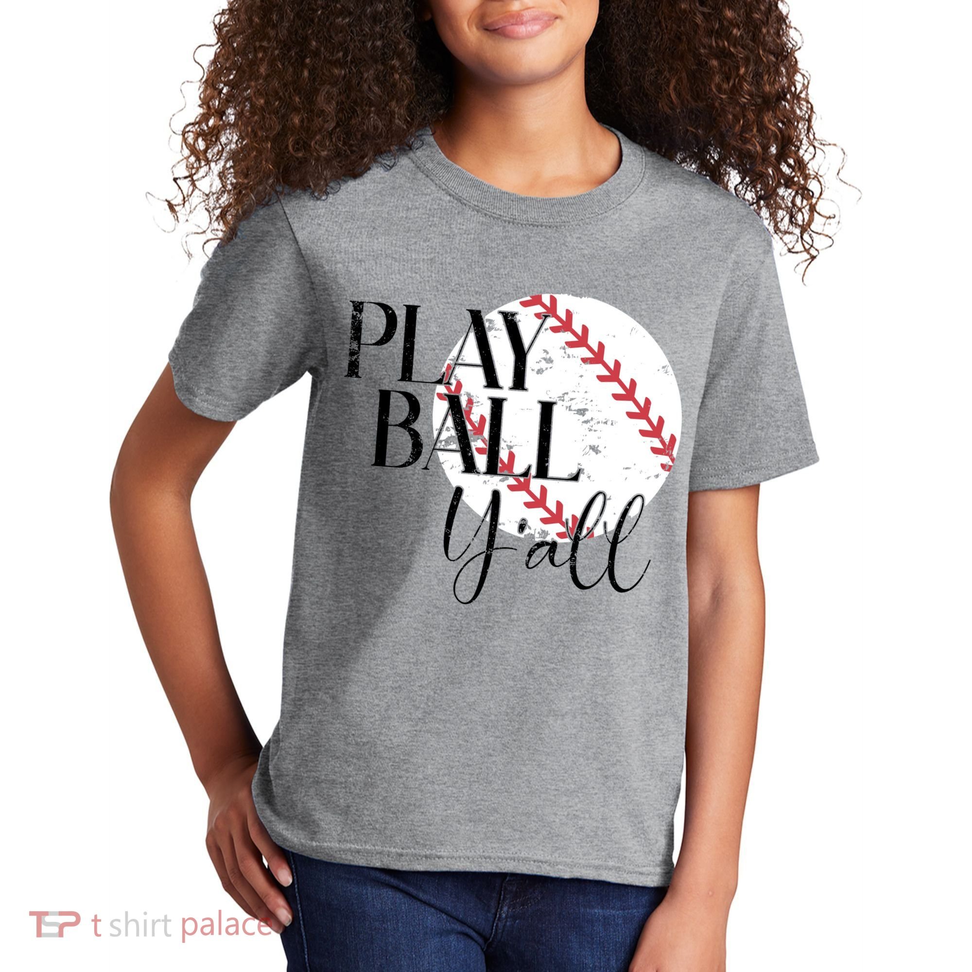 Play Ball Yall Baseball Sport Lover Kids T-Shirt