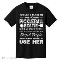 PICKLEBALL Bestie You Can’t Scare Me Kids T-Shirt thumb 0