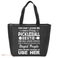 PICKLEBALL Bestie You Can’t Scare Me Tote Bag thumb 0