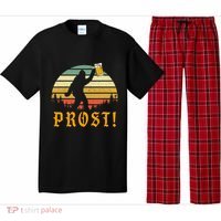 Prost! Bigfoot Yeti Drinking Beer German Oktoberfest Pajama Set thumb 0