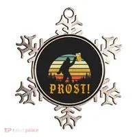Prost! Bigfoot Yeti Drinking Beer German Oktoberfest Ornament thumb 0