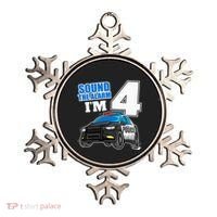 Police Car 4th Birthday Boy 4 Cop Policeman Officer Four Ornament thumb 0