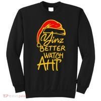 Pittsburgh Christmas 412 Yinzer Santa Yinz Better Watch Aht Sweatshirt thumb 0