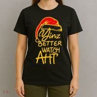 Pittsburgh Christmas 412 Yinzer Santa Yinz Better Watch Aht T-Shirt thumb 4