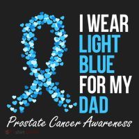Prostate Cancer Awareness I Wear Light Blue For My Dad Cool Gift Hat thumb 2