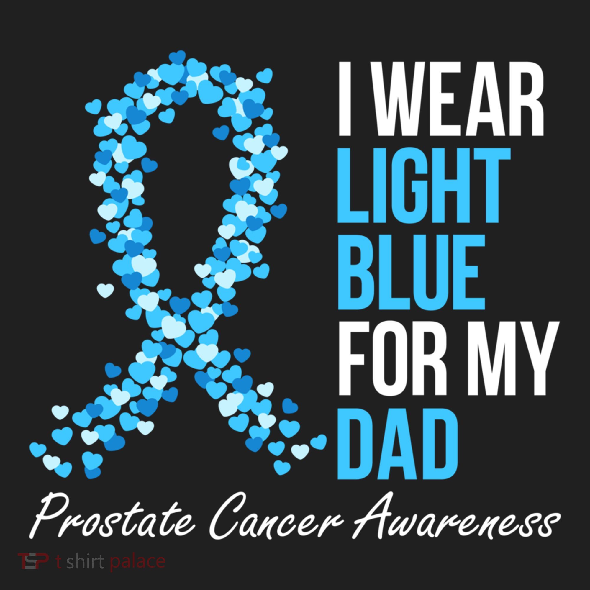 Prostate Cancer Awareness I Wear Light Blue For My Dad Cool Gift Golf Towel
