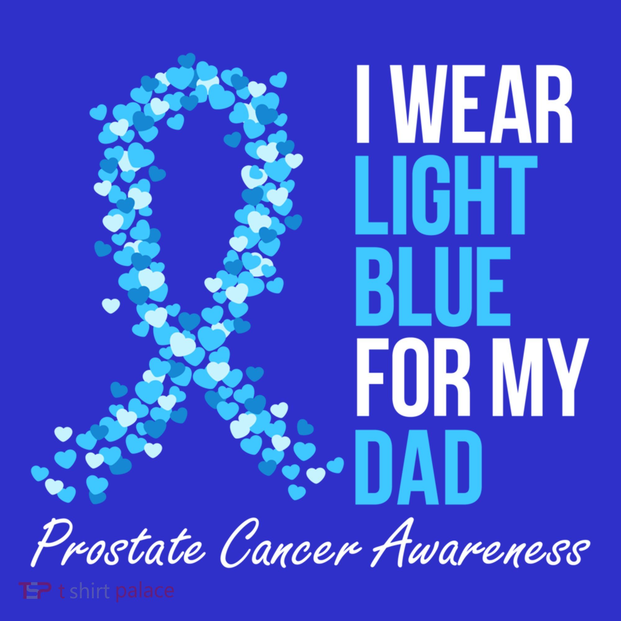 Prostate Cancer Awareness I Wear Light Blue For My Dad Cool Gift Baby Bodysuit