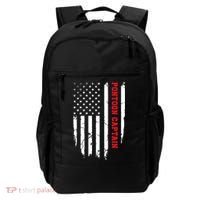 Pontoon Captain American Flag Pontooning Pontoon Boating Backpack thumb 0