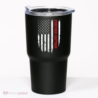 Pontoon Captain American Flag Pontooning Pontoon Boating Tumbler thumb 0
