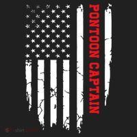 Pontoon Captain American Flag Pontooning Pontoon Boating Tumbler thumb 3