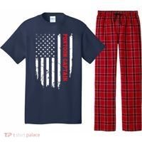 Pontoon Captain American Flag Pontooning Pontoon Boating Pajama Set thumb 0
