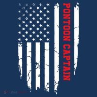 Pontoon Captain American Flag Pontooning Pontoon Boating Tank Top thumb 6