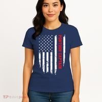 Pontoon Captain American Flag Pontooning Pontoon Boating Women's T-Shirt thumb 4