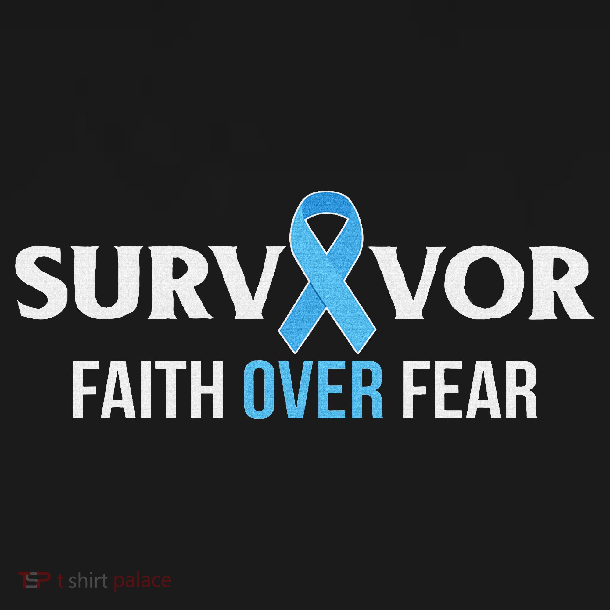 Prostate Cancer Awareness Survivor Gift Light Blue Ribbon Apron