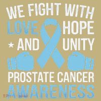 Prostate Cancer Awareness Love Hope Unity Light Blue Ribbon Hoodie thumb 7