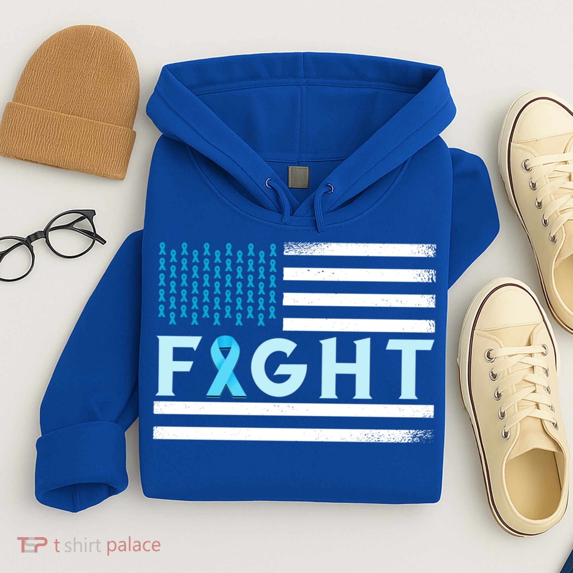 Prostate Cancer America Fight Prostate Cancer Awareness Gift Hoodie
