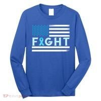 Prostate Cancer America Fight Prostate Cancer Awareness Gift Long Sleeve Shirt thumb 0