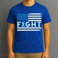 Prostate Cancer America Fight Prostate Cancer Awareness Gift T-Shirt thumb 3